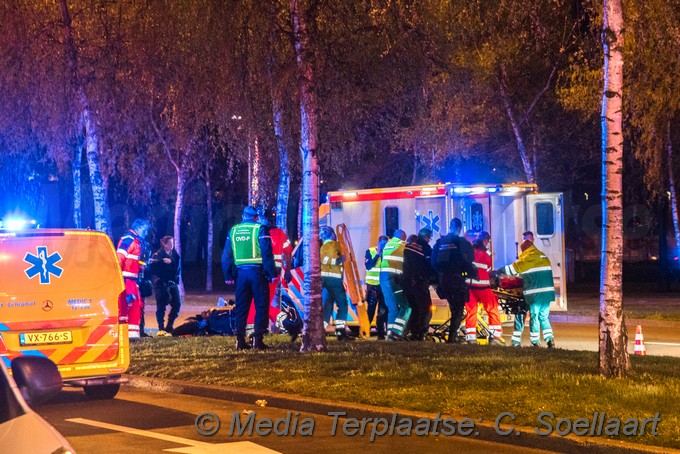 Mediaterplaatse ongeval auto westelijke randweg schiphol 14042019 Image00003