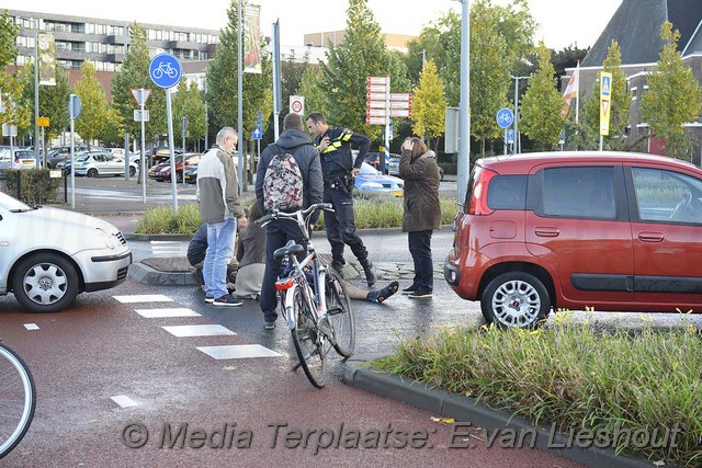 Mediaterplaatse ongeval rotonde fietser hdp 18102016 Image00001