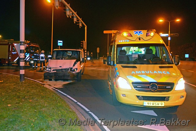 Mediaterplaatse ongeval lammenschans weg leiden 23102016 Image00003