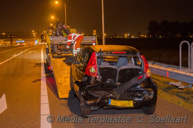 Mediaterplaatse ongeval A4 afrit hoofddorp 23102016 Image00005
